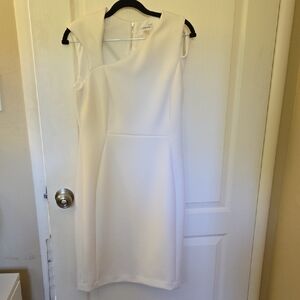 Elegant Calvin Klein White Dress